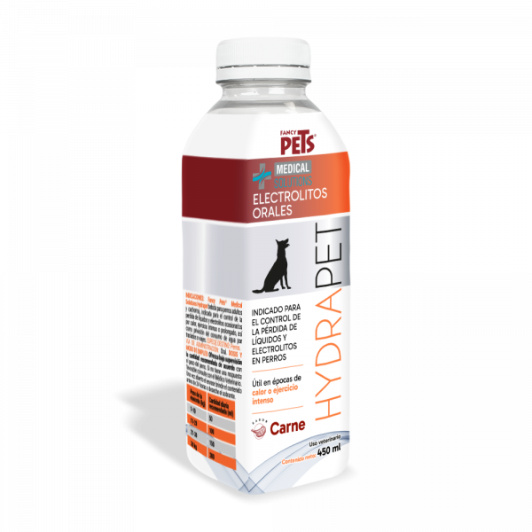 MS HYDRAPET ELECTROLITOS ORALES SABOR CARNE P/ PERRO