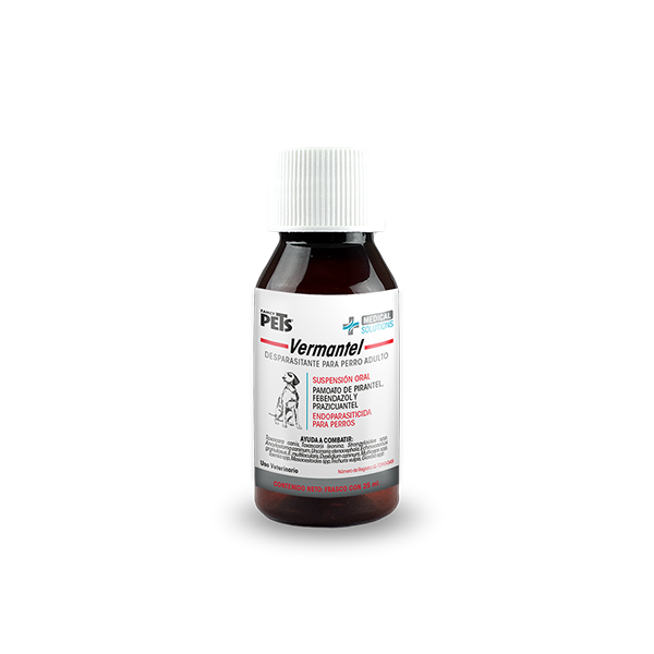 MS VERMANTEL DESPARASITANTE P/ADULTO 25 ML.