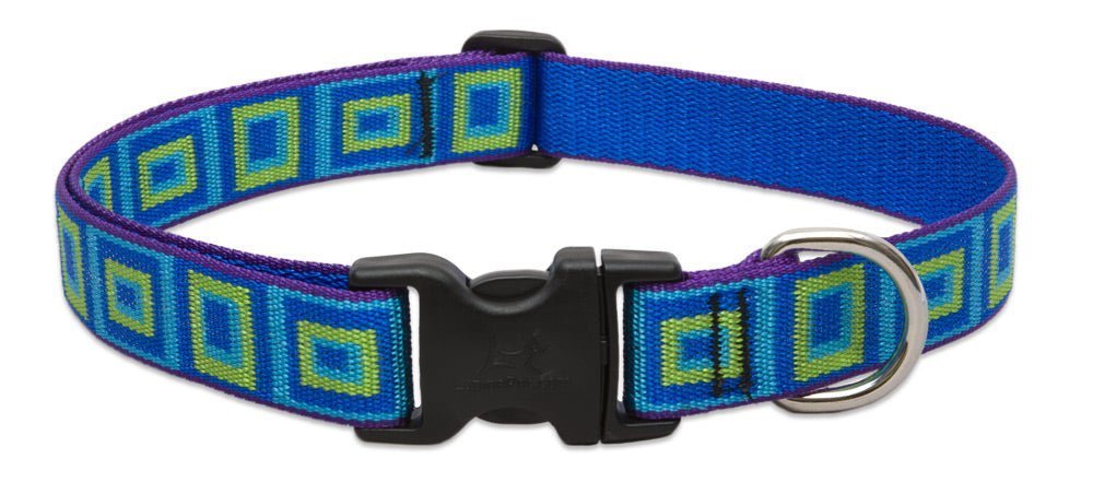 COLLAR LUPINE PARA PERRO CON BROCHE - SEA GLASS