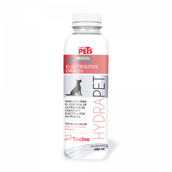 MS HYDRAPET ELECTROLITOS ORALES SABOR TOCINO P/ PERRO