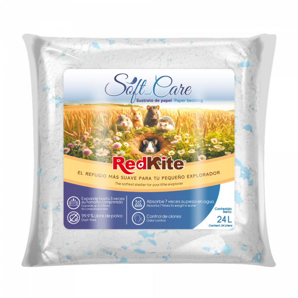 SUSTRATO DE PAPEL SOFT AND CARE 24 L (REDKITE)