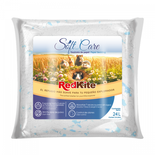 SUSTRATO DE PAPEL SOFT AND CARE 24 L (REDKITE)