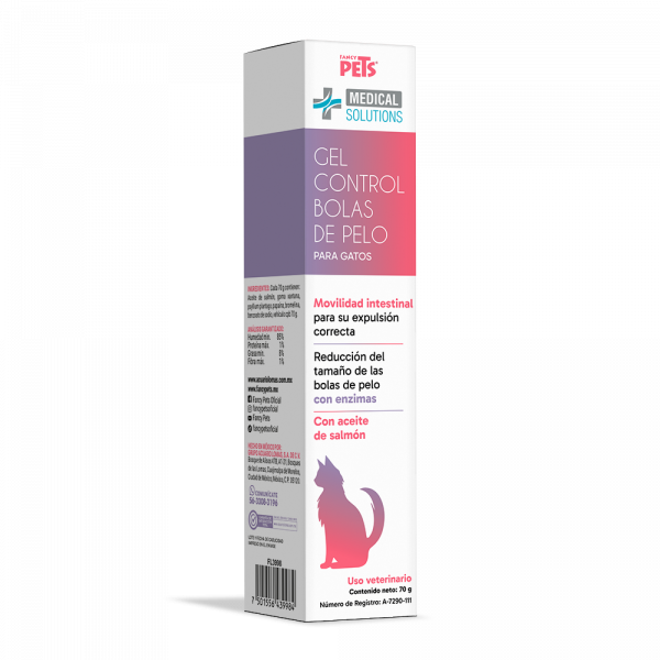 GEL CONTROL BOLAS DE PELO P/GATO 70 G