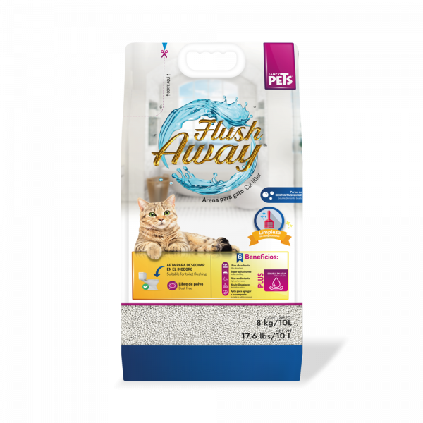 ARENA P/GATO FLUSH AWAY