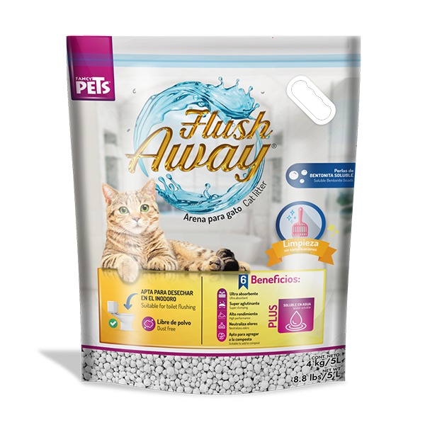 ARENA P/GATO FLUSH AWAY