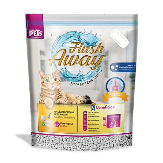 ARENA P/GATO FLUSH AWAY