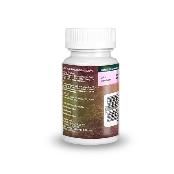 LOMAS SUPLEMENTO DE CALCIO PARA REPTIL VITAMINA D3 135GRS