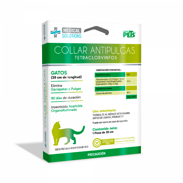 MEDICAL SOLUTIONS COLLAR ANTIPULGAS PARA GATO