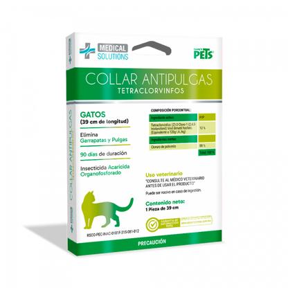 MEDICAL SOLUTIONS COLLAR ANTIPULGAS PARA GATO
