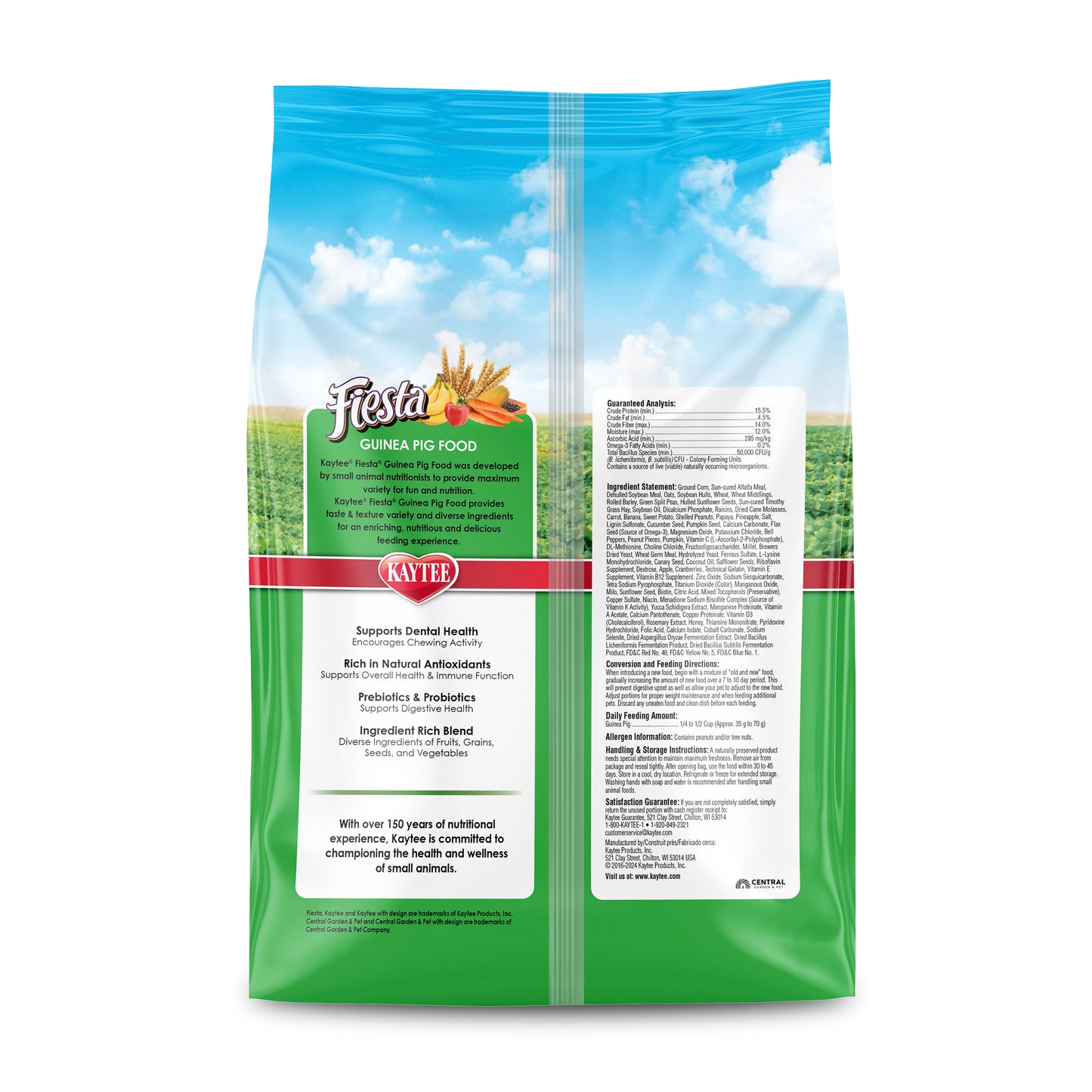 ALIMENTO PARA CUYO KAYTEE (Fiesta)