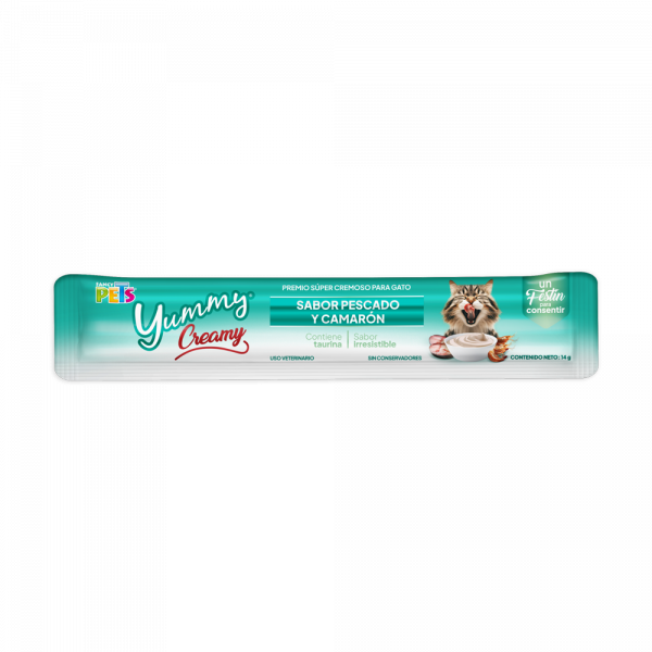 YUMMY CREAMY P/GATO PESCADO Y CAMARON