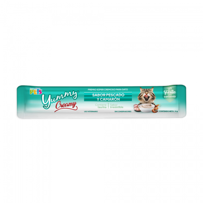 YUMMY CREAMY P/GATO PESCADO Y CAMARON