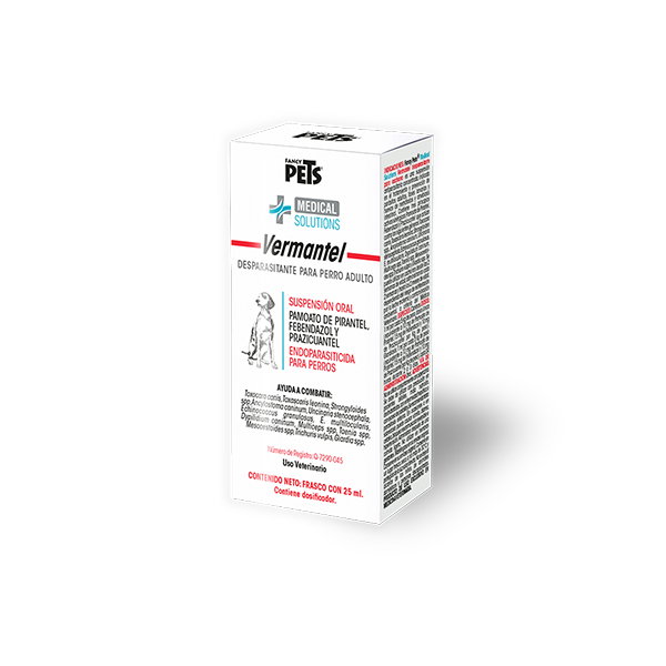 MS VERMANTEL DESPARASITANTE P/ADULTO 25 ML.