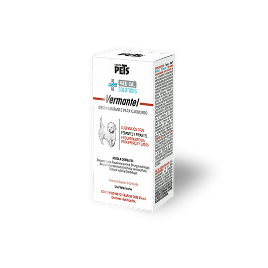 MS VERMANTEL DESPARASITANTE P/CACHORROS 25 ML