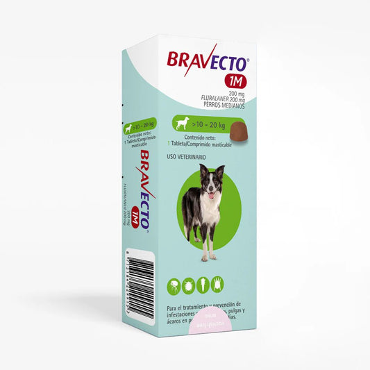 BRAVECTO 1 MES 10 - 20KG