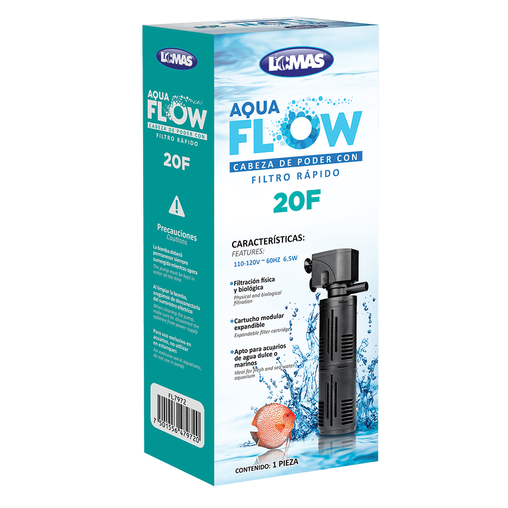 CABEZA DE PODER/FILTRO RAPIDO AQUA - FLOW