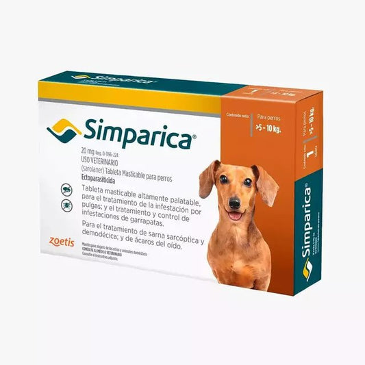 SIMPARICA 5 - 10KG 1 TAB