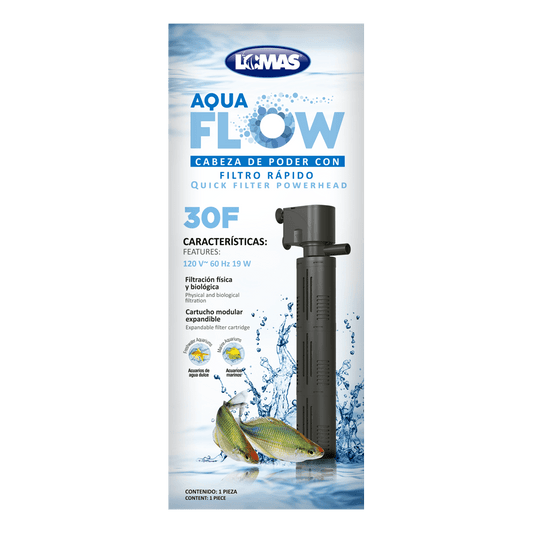CABEZA DE PODER/FILTRO RAPIDO AQUA - FLOW