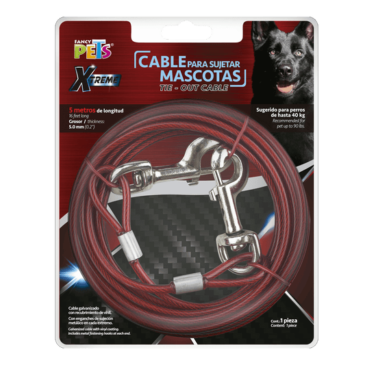 CABLE P/SUJETAR MASCOTAS