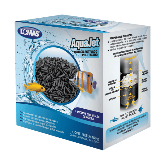 CARBON ACTIVADO 1.5MM 450GRS