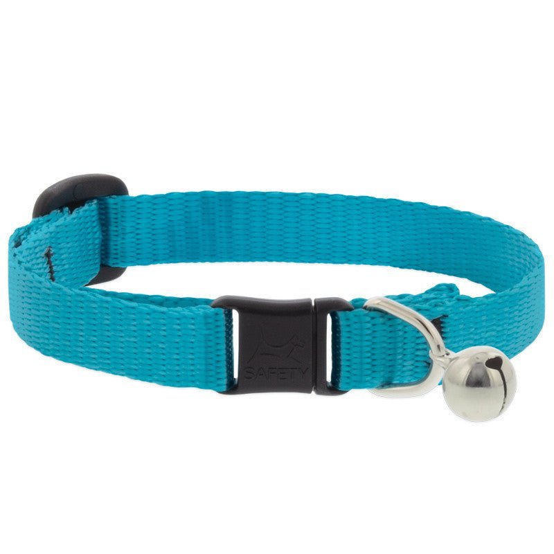 COLLAR LUPINE PARA GATO CON CASCABEL - AQUA
