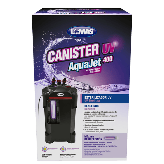 FILTRO EXTERNO CANISTER C/LUZ UV 400L