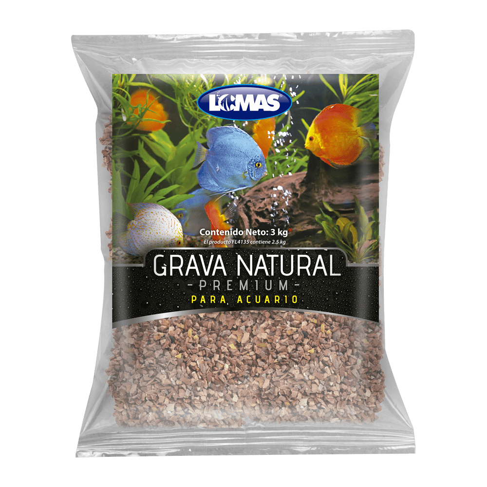 GRAVA P/ACUARIO MARMOL ROJO INTENSO 3KG