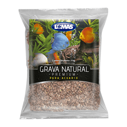 GRAVA P/ACUARIO MARMOL ROJO INTENSO 3KG