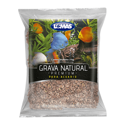 GRAVA P/ACUARIO MARMOL ROJO INTENSO 3KG