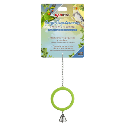 JUGUETE ESPEJO REDONDO COLGANTE P/AVE