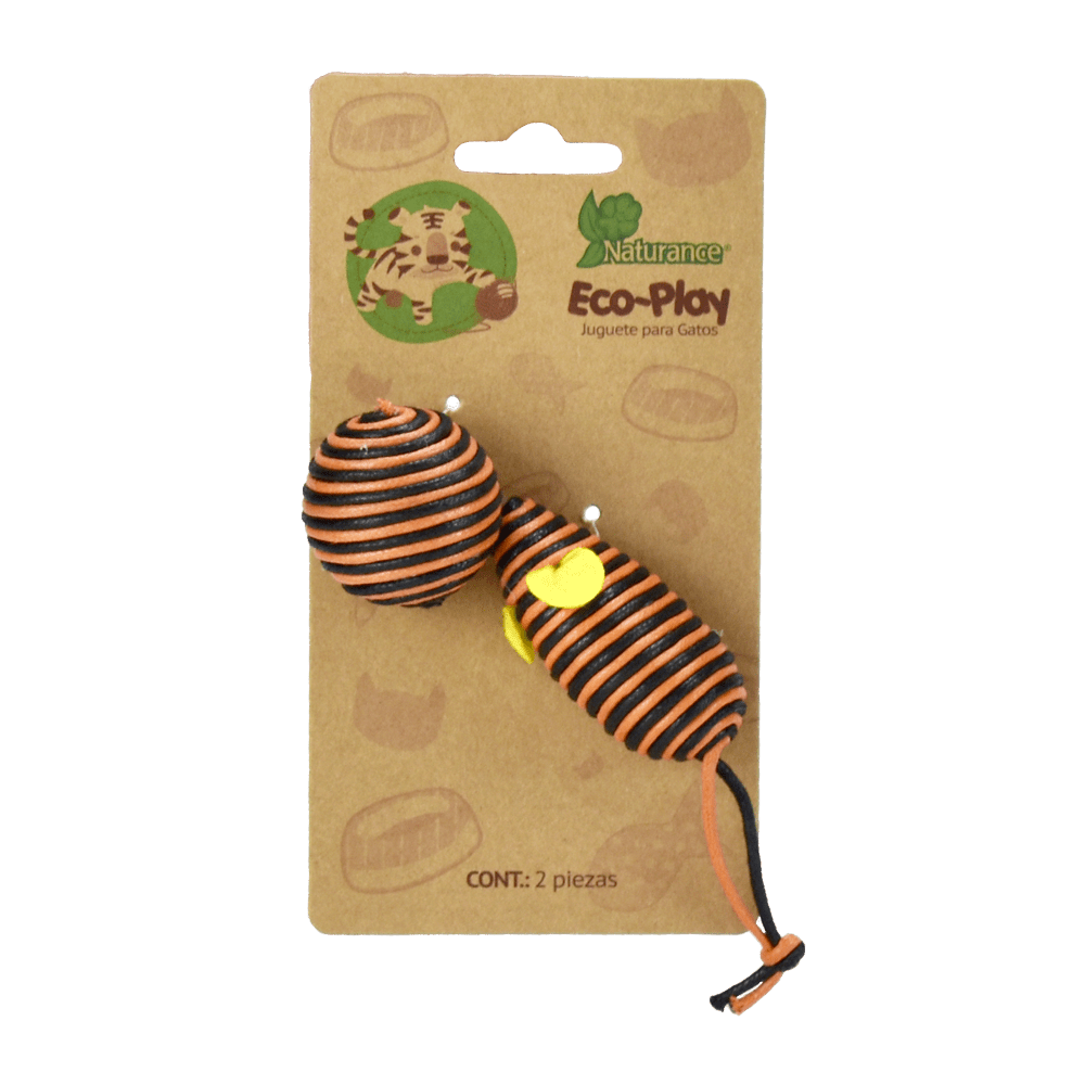 JUGUETE PARA GATO (BOLA Y RATON)