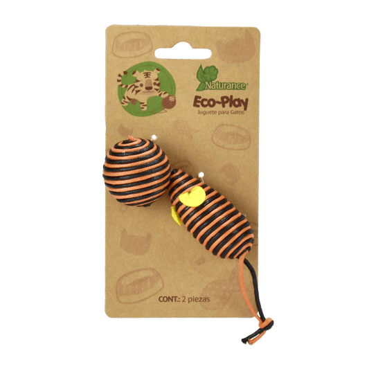 JUGUETE PARA GATO (BOLA Y RATON)