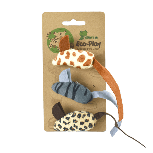 JUGUETE PARA GATO (RATONES 3PZAS)