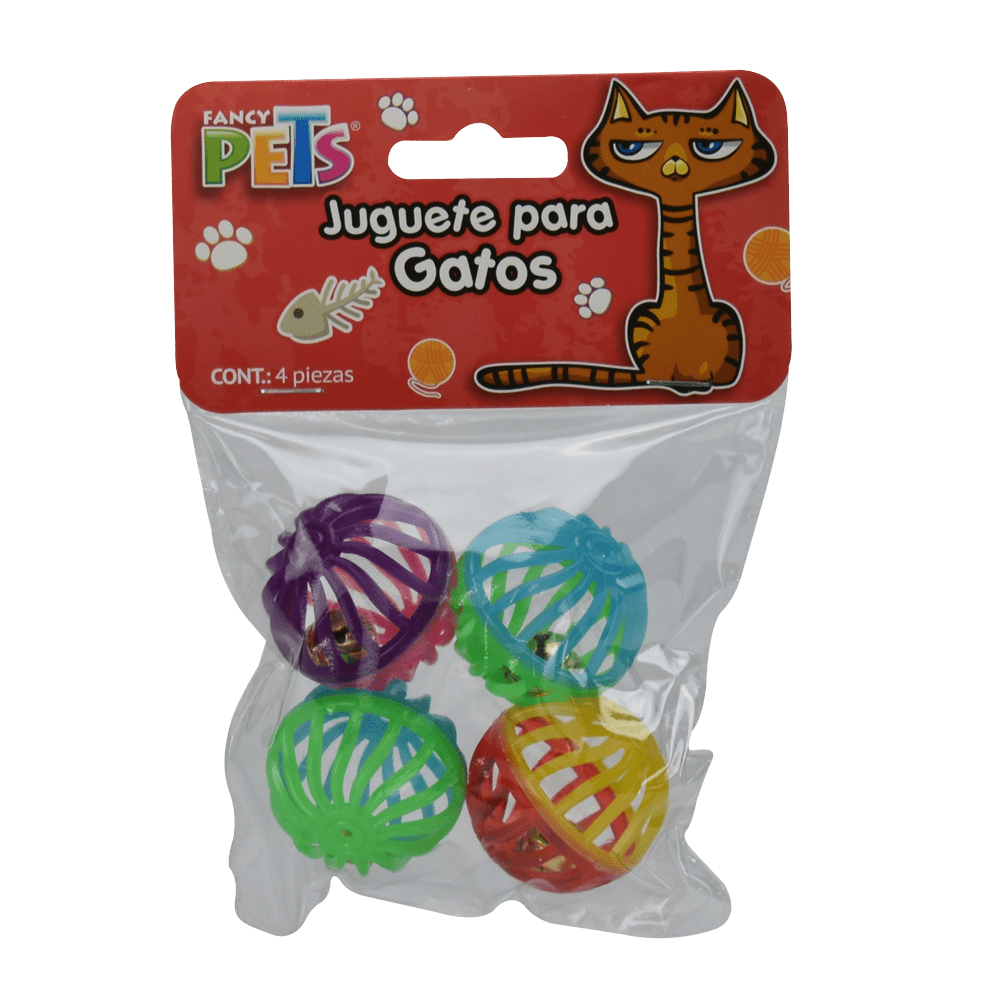 PELOTA BICOLOR 4 PZAS