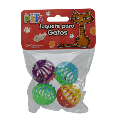 PELOTA BICOLOR 4 PZAS